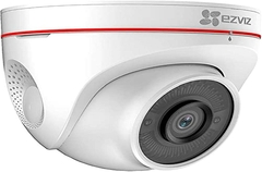 EZVIZ Torreta de cámara de seguridad para exteriores WiFi H.265 1080P, visión nocturna, sirena de defensa activa y luz estroboscópica, conversación bidireccional, IP67 resistente a la intemperie (C4W)