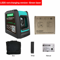 MILESEEY Cross Line Laser Level DIY Laser Level Self Leveling Green - Informatica Elite
