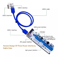 Riser 1xa16x V008s Pci-e Usb 3.0 - comprar online