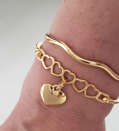 Bracelete Amor Ouro P1212 - comprar online