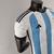 Camisa Argentina Home 22/23 Jogador Adidas Masculina 3 Estrelas - Branca e Azul na internet