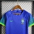 Kit Infantil Brasil Away 22/23 Nike - Azul na internet