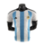 Camisa Argentina Home 22/23 Jogador Adidas Masculina 3 Estrelas  - Branca e Azul