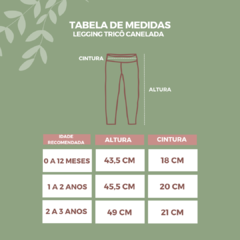 Legging Infantil Tricô Canelada - comprar online