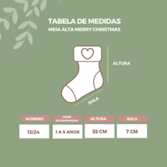 Meia infantil Alta Merry Christmas - comprar online