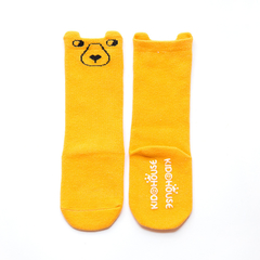 Meia Infantil Urso Amarelo