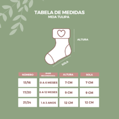 Meia Infantil Tulipa - Meia de Urso