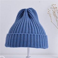 Gorro Tricô Canelado Infantil - Meia de Urso