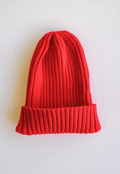 Gorro Tricô Canelado Infantil