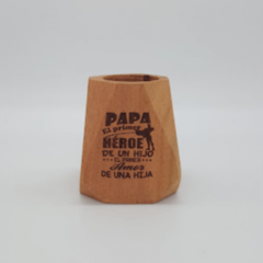 Mate Madera Geométrico Dia del Padre na internet