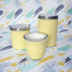 Set Latas lisas pastel con mate - comprar online