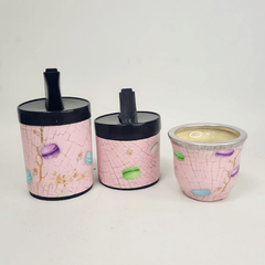 Set tarros con mate vidrio - comprar online