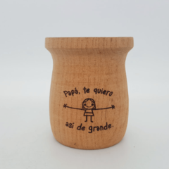 Imagen de Mate Madera Clásico Dia del Padre