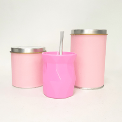 Set de latas Pastel con Mate Rombo - Mates y Bombillas del Sur