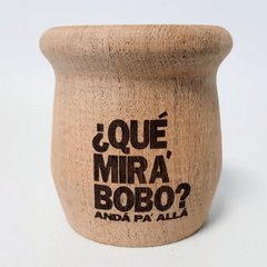 Mate Madera Grabado - Mates y Bombillas del Sur