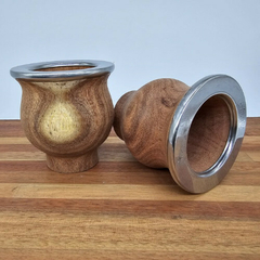 Mate Algarrobo Lustrado con Talón - comprar online