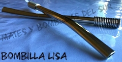 Bombilla lisa corta.