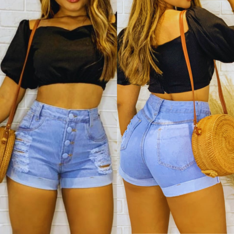 Short jeans Feminino - Comprar em Atacado da moda