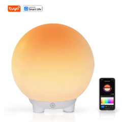 Inteligente Nursery Night Light, Abajur, Controle Wi-Fi, Mudança de Cor, Touch Lamp, BedroomNightstand, Alexa, Google Home.