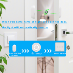 Meian -Tuya Zigbee Gateway, Smart Bridge Hub com conexão de rede. Smart Life App Control - Luimar Premium