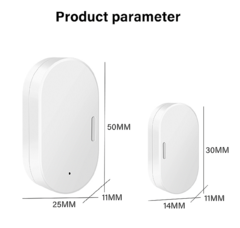 Tuya Zigbee-Sensor Inteligente de Porta e Janela, Detectores de Segurança, Controle via Alexa Google Home, Smart Life, APP, Zigbee 3.0, Zigbee2MQTT - comprar online