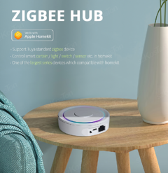 Homekit-Hub de gateway Tuya Zigbee, Smart Life, Controle Remoto para Apple, Controle de Voz Siri, Alexa, Google Home, WiFi, Ponte Sem Fio na internet