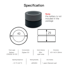 SMART KNOB SWITCH ZIGBEE - Botão Inteligente, Tuya, ZigBee, Multi-Cenas - Sem Fio Neutro, Vida Inteligente. na internet