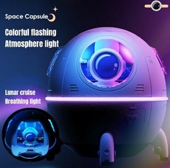 Cápsula Espacial Umidificador Colorido Luminoso USB Plug/Aromaterapia Fisioterapia/Humidificador - loja online