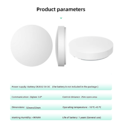 Tuya ZigBee Inteligente Interruptor Sem Fio de Multi-cena - Interruptor Inteligente Alimentado Por Bateria - Vida Inteligente Dispositivos Zigbee - comprar online