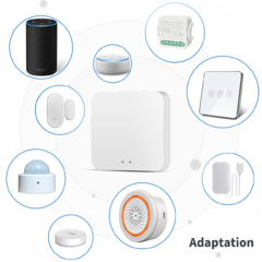 Block Hub Tuya Zigbee Gateway, Home Minimalista. Smart Life App Control na internet