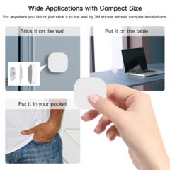 Tuya Zigbee Interruptor De Botão Sem Fio Inteligente Mini Interruptores Dimmer Smart Life App Controle Remoto Controlador Doméstico Inteligente - loja online