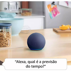 Amazon Echo Dot 5Th Gen Com Assistente Virtual Alexa Charcoal 110V/240V - Luimar Premium