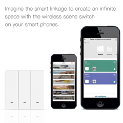 SWITCH SCENE ZIGBEE - Interruptor Inteligente, Tuya, ZigBee, Série Star Ring, Sem Fio Neutro, Vida Inteligente. - loja online