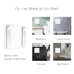 SWITCH SCENE ZIGBEE - Interruptor Inteligente, Tuya, ZigBee, Série Star Ring, Sem Fio Neutro, Vida Inteligente.