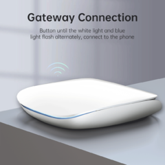 Hub de Gateway Tuya Zigbee, Multi Mode, App Life, Compatível Alexa e Google Home