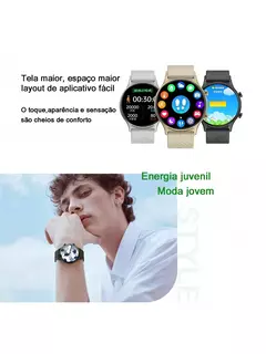 Relógio inteligente smartwatch PEJE Zw04 -Prova D Água Com Monitoramento De Sono - Luimar Premium