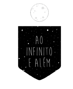 FLÂMULA AO INFINITO E ALÉM + GANCHINHO