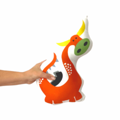 ALMOFADA TOY DRAGÃO LARANJA - comprar online