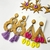 Brincos Estilo MDF Moda Bijoux Atacado