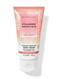 MINI BODY CREAM STRAWBERRY SNOWFLAKES - BATH & BODY WORK