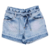 SHORT CLOCHARD FEMININO MANIA KIDS - comprar online