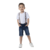 BERMUDA COM SUSPENSÓRIO MASCULINA MANIA KIDS