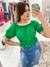 Cropped Viscose Verde