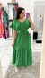 Vestido Yolanda longo verde (U) - comprar online