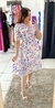 Vestido Premium Amelie Branco Floral