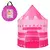 Barraca de Princesa Infantil Rosa Menina Tenda Castelo Princesa Cabana de Aventuras