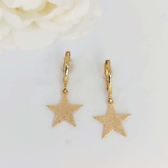 Argollas Gold Estrella Brillo