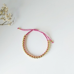 Pulsera Macrame mostacillas doble