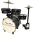 Bateria RMV Rock Kids Aro de Madeira Preto com Chimbal