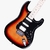 Guitarra Michael Strato com Efeitos GMS250 SK (Sunburst Black) - comprar online